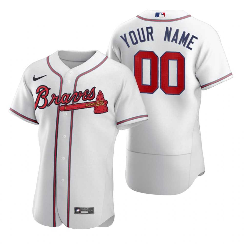 Atlanta Braves Customized Nike White 2020 Stitched MLB Flex Base Jersey,We sell and wholesale Atlanta Braves Customized Nike White 2020 Stitched MLB Flex Base Jersey on line form chian!